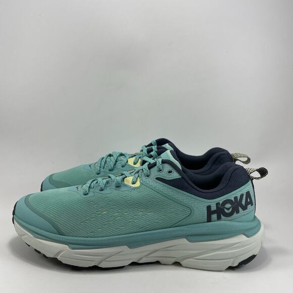 Hoka One One Challenger ATR 6 Trail Running Shoes Womens Size 9 B Blue Green - Picture 3 of 10